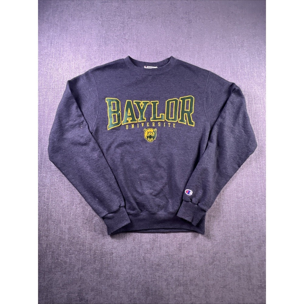 Baylor University Sweatshirt‎ Women's XS Gray Embroidered Logo Champion